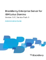 Blackberry PRD-10459-003 - Enterprise Server For IBM Lotus Domino Administration Manual preview