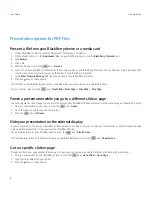 Preview for 10 page of Blackberry PRESENTER - V1.2 User Manual