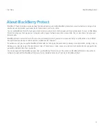 Preview for 5 page of Blackberry PROTECT - V1.0 User Manual