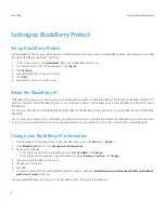 Preview for 6 page of Blackberry PROTECT - V1.0 User Manual