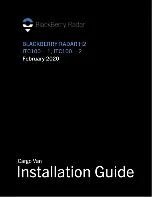 Blackberry RADAR H2 ITC100-1 Installation Manual предпросмотр