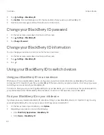 Предварительный просмотр 40 страницы Blackberry RHE151LW User Manual