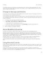 Предварительный просмотр 301 страницы Blackberry RHE151LW User Manual