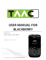 Предварительный просмотр 1 страницы Blackberry smartphone User Manual