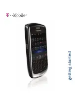 Blackberry T-MOBILE CURVE 8900 Getting Started предпросмотр