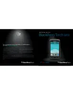 Предварительный просмотр 1 страницы Blackberry Torch 9850 Manual