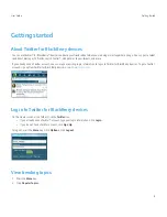Предварительный просмотр 5 страницы Blackberry TWITTER - LEARN MORE User Manual