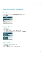 Предварительный просмотр 7 страницы Blackberry TWITTER - LEARN MORE User Manual