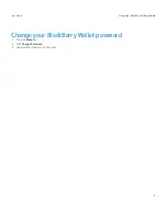 Предварительный просмотр 5 страницы Blackberry WALLET 1.2 - RELEASE NOTES User Manual