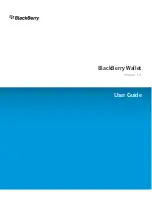 Blackberry WALLET - LEARN MORE User Manual предпросмотр