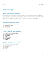 Preview for 9 page of Blackberry WALLET - LEARN MORE User Manual