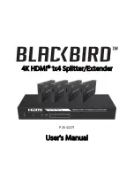 Предварительный просмотр 1 страницы Blackbird 42271 User Manual