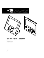 blackbox-av 22" AV Point - Modern Manual предпросмотр