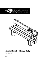 Предварительный просмотр 1 страницы blackbox-av Audio Bench - Heavy Duty Manual