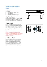 Предварительный просмотр 4 страницы blackbox-av Audio Bench - Heavy Duty Manual