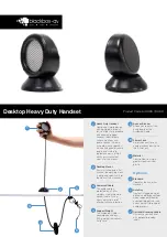 blackbox-av Desktop Heavy Duty Handset Installation Manual preview