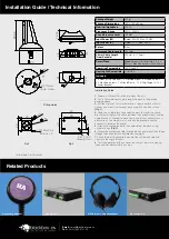 Предварительный просмотр 2 страницы blackbox-av Desktop Heavy Duty Handset Installation Manual