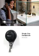 Предварительный просмотр 1 страницы blackbox-av Single Cup Headphone Manual