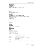 Preview for 217 page of Blackbox 3-Slot 24 Fast Ethernet + 2 Gigabit
L2 Managed Switch with Redundant Power User Manual