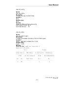 Preview for 237 page of Blackbox 3-Slot 24 Fast Ethernet + 2 Gigabit
L2 Managed Switch with Redundant Power User Manual