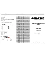 Предварительный просмотр 2 страницы Blackbox ACU315A-R2 Quick Setup