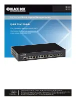 Blackbox LGB1108A Quick Start Manual предпросмотр