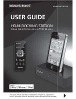 Предварительный просмотр 1 страницы Blackbox MLG-6025DK User Manual