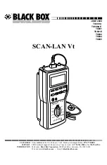 Предварительный просмотр 2 страницы Blackbox SCAN-LAN Vt TS Series Manual