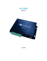 Предварительный просмотр 1 страницы Blackbox VC-HD8 User Manual