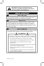 Preview for 2 page of blackburn 144-CHR-HLI Operating Instructions Manual