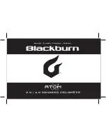 blackburn Atom 2.0 User Manual preview