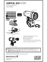 Preview for 1 page of blackburn CENTRAL 650 FRONT Manual