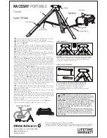 blackburn RACEDAY PORTABLE Manual preview