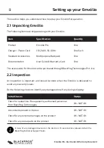 Preview for 8 page of Blackfrog Emvolio Pro User Manual & Warranty