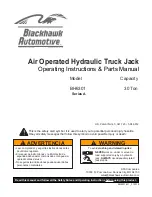 Blackhawk Automotive BH6301 Operating Instructions & Parts Manual preview