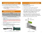 Preview for 2 page of BLACKHAWK! PCI560 Quick Start Manual