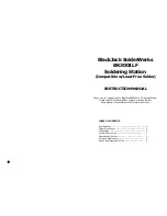 Preview for 1 page of BlackJack SolderWerks BK3001LF Instruction Manual