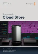 Предварительный просмотр 52 страницы Blackmagic Cloud Pod Operation Manual