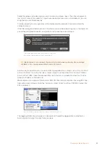 Preview for 62 page of Blackmagicdesign BDLKULSDMBREC3G Installation And Operation Manual