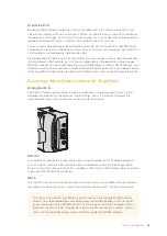 Preview for 16 page of Blackmagicdesign Blackmagic Cinema Camera Installation And Operation Manual