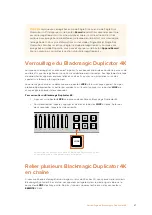 Предварительный просмотр 87 страницы Blackmagicdesign Blackmagic Duplicator 4K Installation And Operation Manual