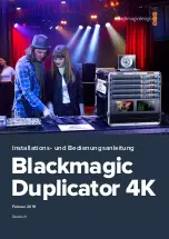 Предварительный просмотр 113 страницы Blackmagicdesign Blackmagic Duplicator 4K Installation And Operation Manual