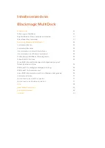 Preview for 49 page of Blackmagicdesign Blackmagic MultiDock Installation And Operation Manual