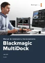 Preview for 62 page of Blackmagicdesign Blackmagic MultiDock Installation And Operation Manual