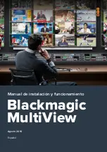 Preview for 154 page of Blackmagicdesign Blackmagic MultiView 4 Installation And Operation Manual