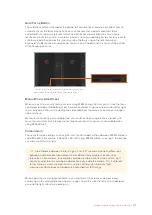 Preview for 175 page of Blackmagicdesign Blackmagic URSA Mini Installation And Operation Manual