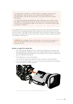 Preview for 416 page of Blackmagicdesign Blackmagic URSA Mini Installation And Operation Manual