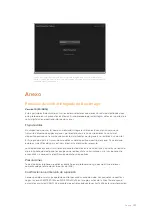 Предварительный просмотр 121 страницы Blackmagicdesign Blackmagic Web Presenter Installation And Operation Manual