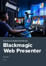 Предварительный просмотр 201 страницы Blackmagicdesign Blackmagic Web Presenter Installation And Operation Manual