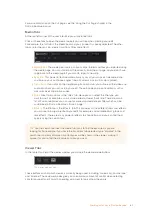 Preview for 61 page of Blackmagicdesign cintel Installation And Operation Manual